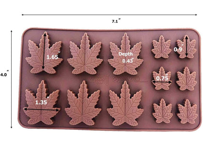 Cannabis Leaf Silicone Mold