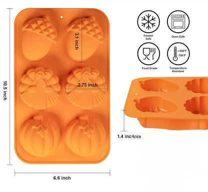 Molde de Silicon de Otoño