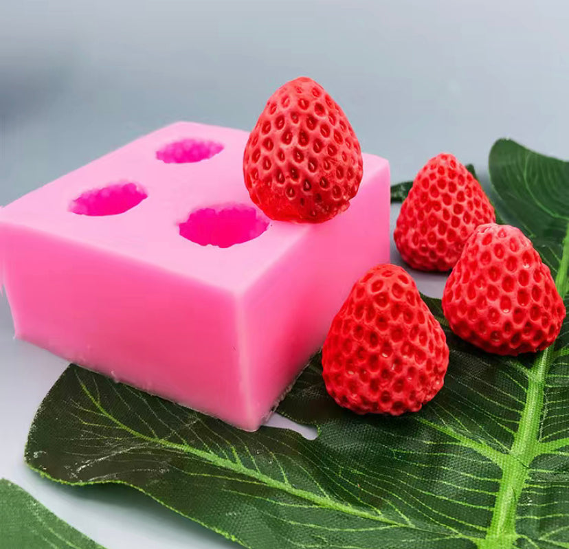 Silicone Mold Strawberry Shape