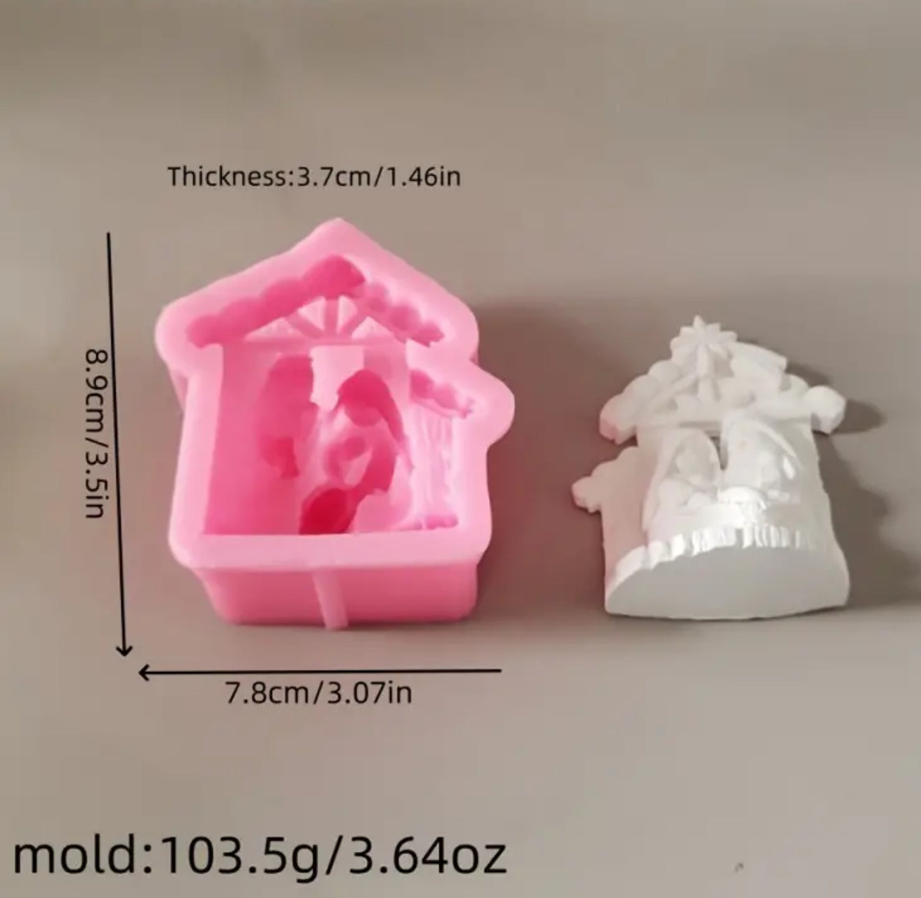 Molde de Silicona Nacimiento De Jesús