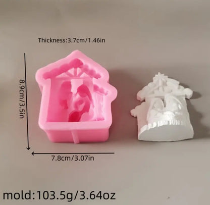 Molde de Silicona Nacimiento De Jesús