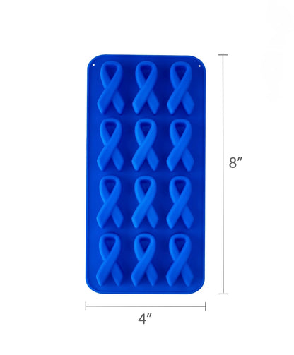 Molde de Silicón Lazo de Concienciación