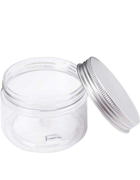 Tarros Plasticos de 4 oz con Tapa de Metal