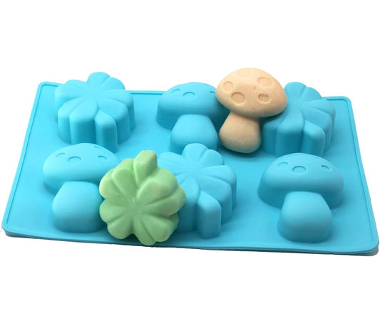 Clover & Mushroom Silicone Mold