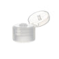 1 oz Clear Round Bullet Plastic Bottle w/ Cap (10PCS)