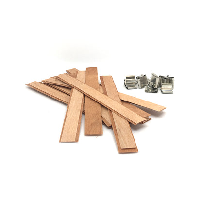 Wooden Wick (Double Wood Wick)
 10 PCS