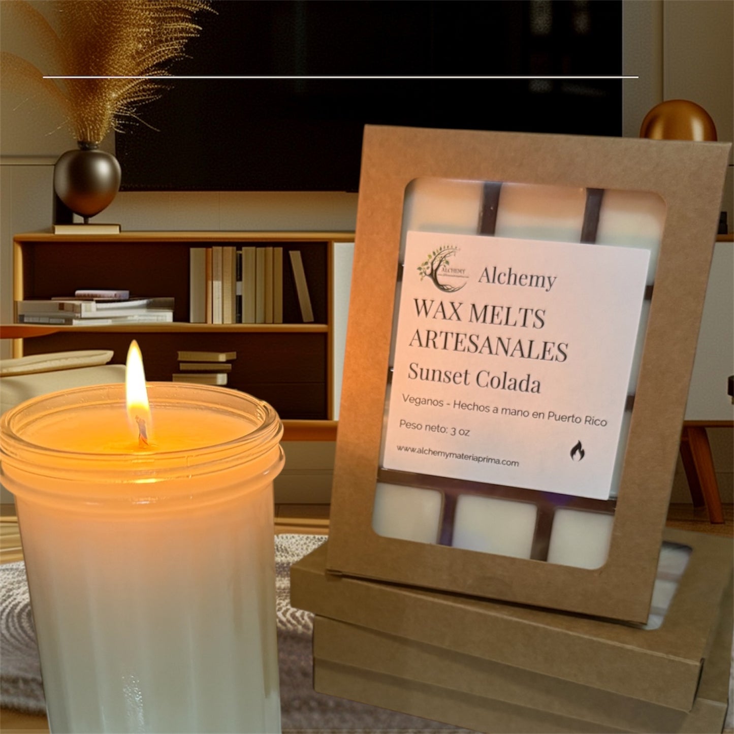 Waxmelts Artesanales de Soya 3 oz
