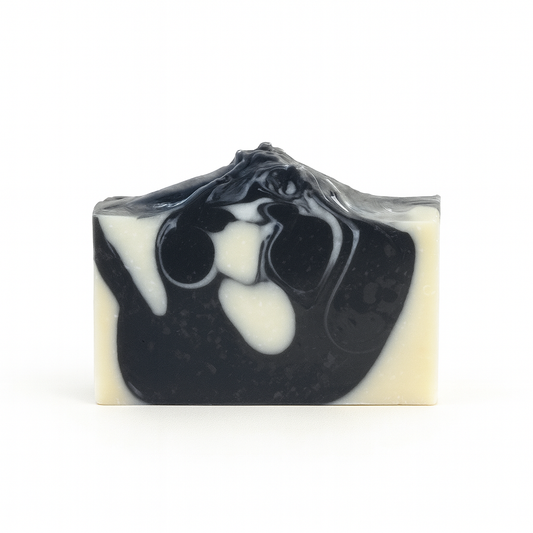 Jabon artesanal de charcoal & tea tree