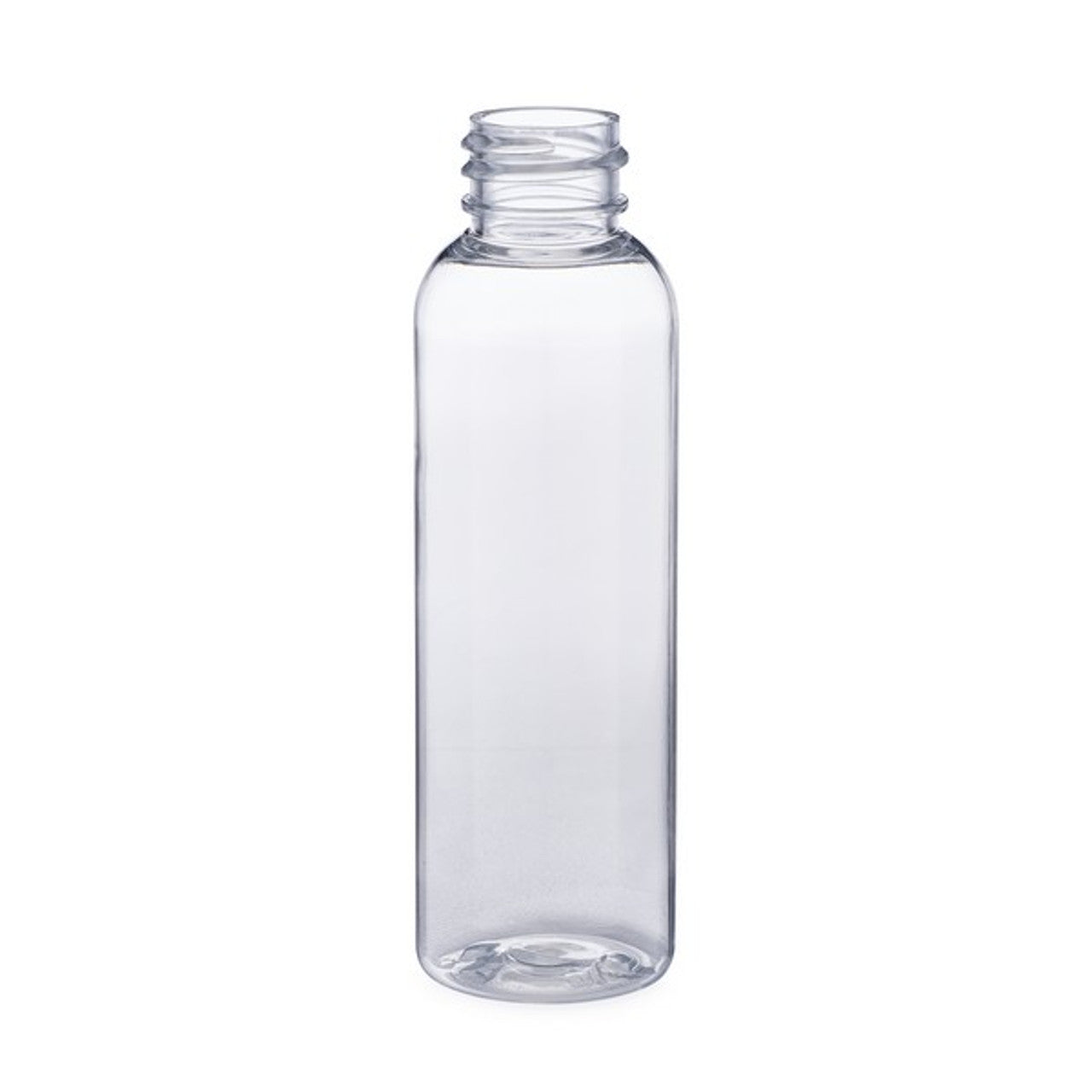 2 OZ CLEAR BULLET PLASTIC BOTTLE W/ CLEAR SPRAY MIST CAP (10PCS)