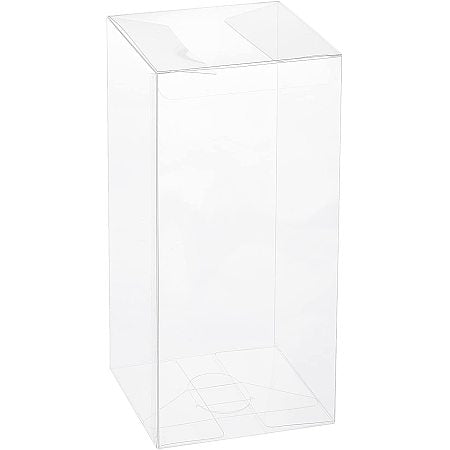 CLEAR PVC GIFT BOX (12 PCS) 4x4x8