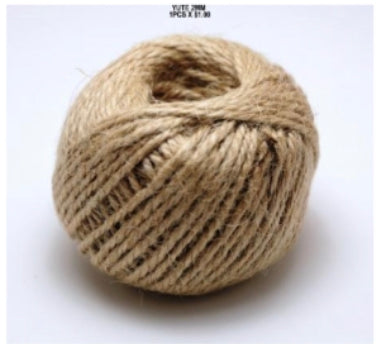 2mm/25 Meters Jute 1 Rollo