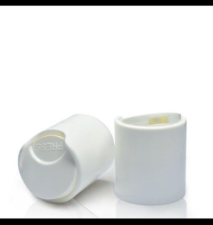 16 oz Natural Cylinder Plastic Bottle W/DISC TOP CAP (10PC)