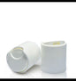 16 oz Natural Cylinder Plastic Bottle W/DISC TOP CAP (10PC)
