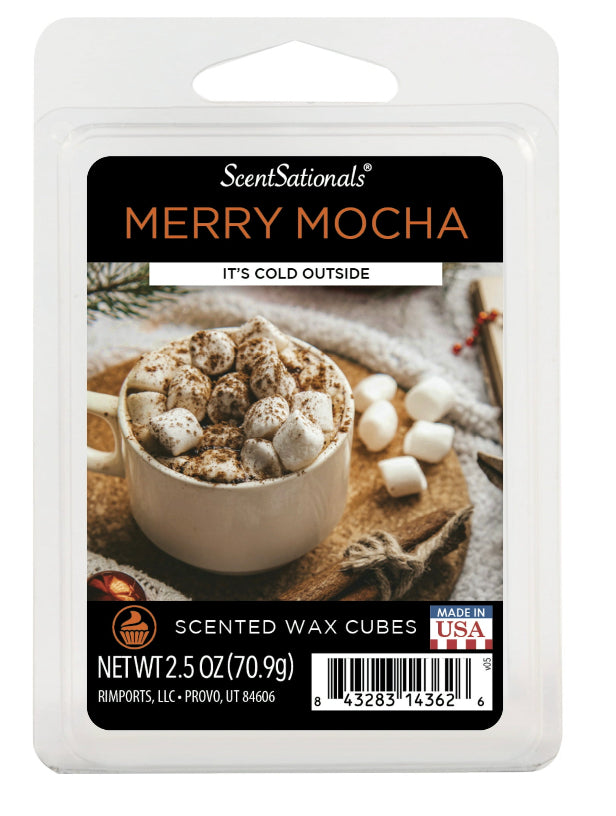 ScentSationals Scented Wax Cubes Merry Mocha