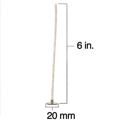 ECO 8 (6") Pretabbed Wicks