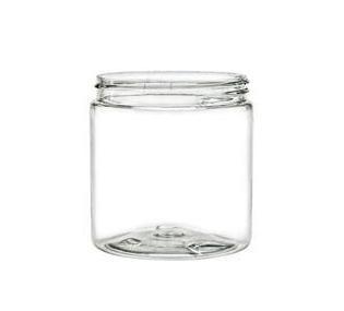 Tarros plasticos clear con tapas 4oz (10 PCS)