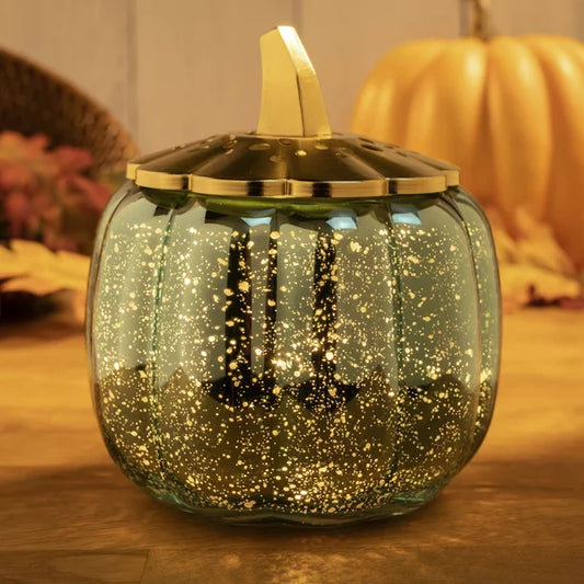 BETTER HOMES & GARDENS FULL SIZE FRAGRANCE WARMER, BLUE PUMPKIN