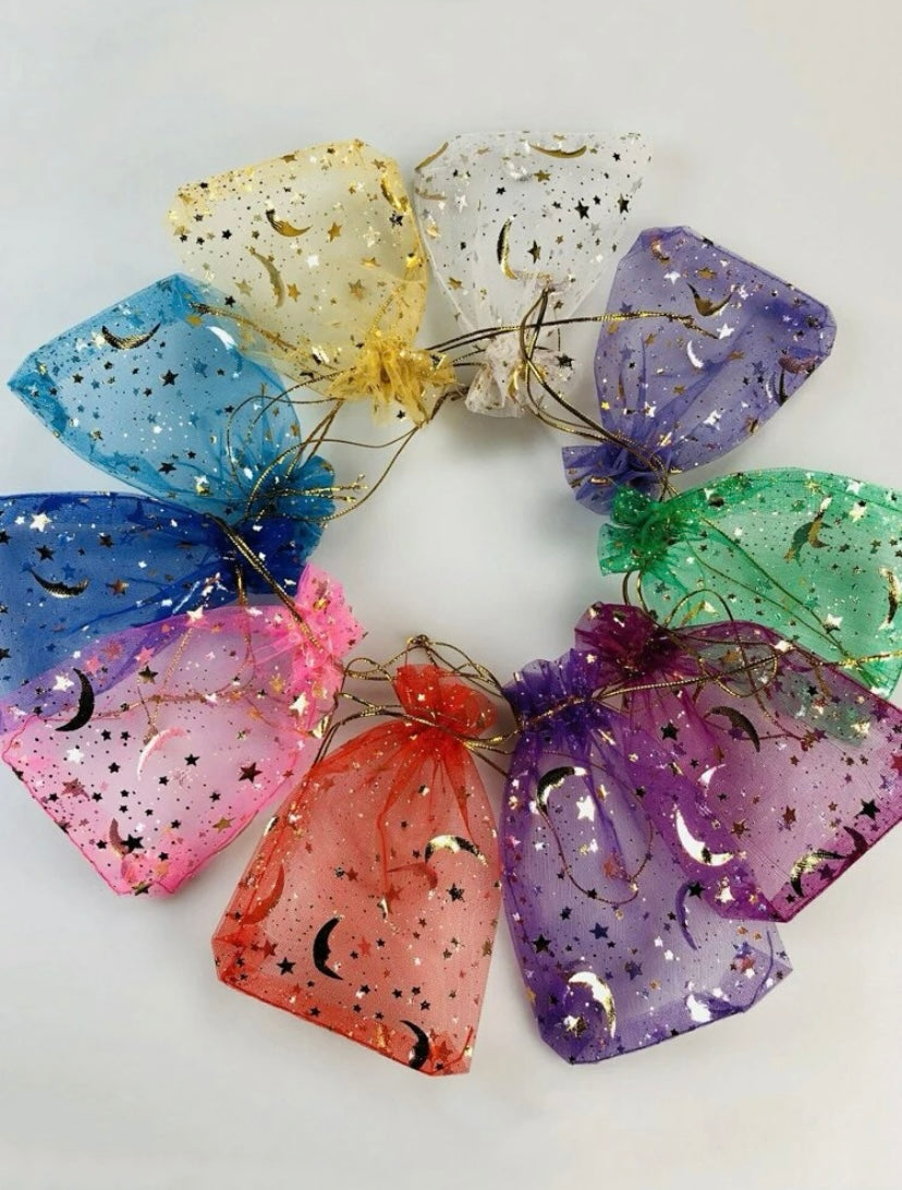 Bolsas de organza 3x4 (10 PCS)