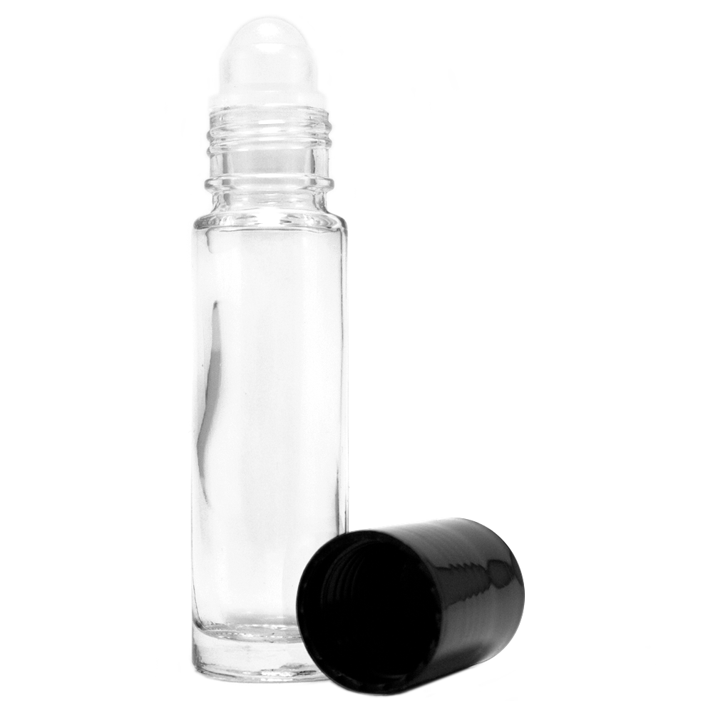 ROLL- ON BOTTLES CRISTAL CLEAR 10 ML (12PCS)