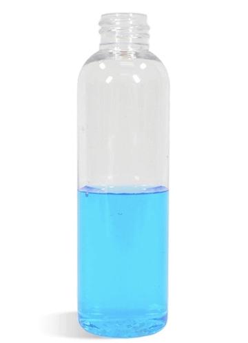 4 OZ CLEAR  ROUND BULLET PLASTIC BOTTLE W/ SPRAY MIST CAP (10 PCS)