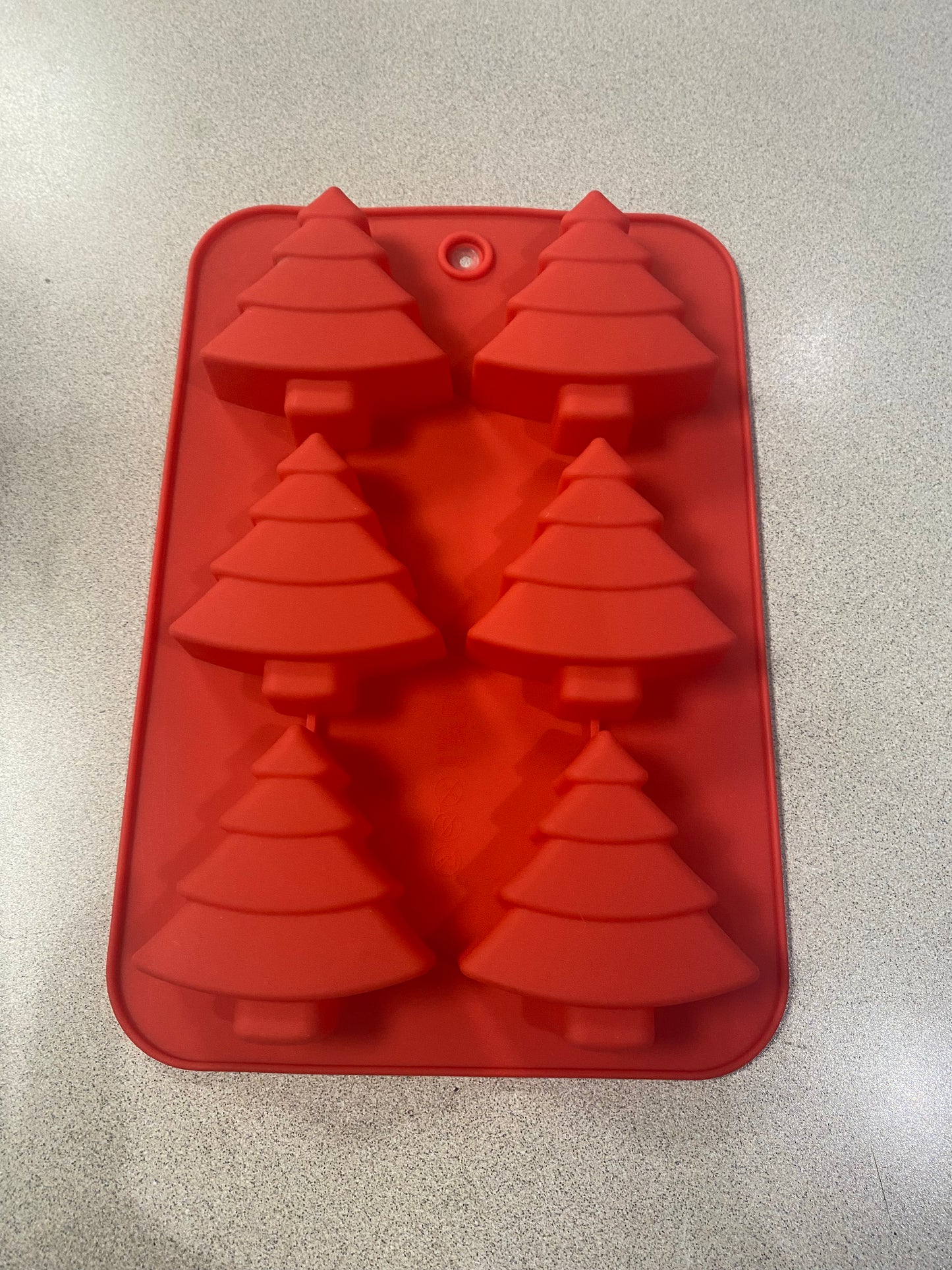 Molde de Silicon de arbol de navidad