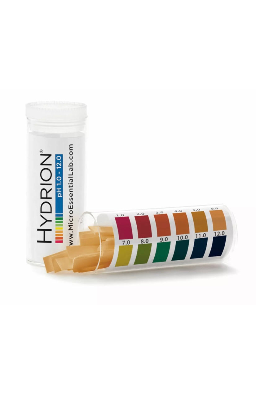 Hydrion pH 1.0-12.0 Strips(100 Strips)