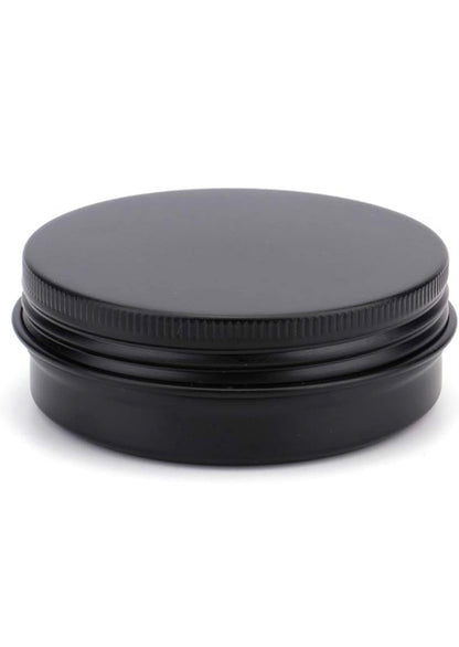 Tin Can Containers(Black)2 oz