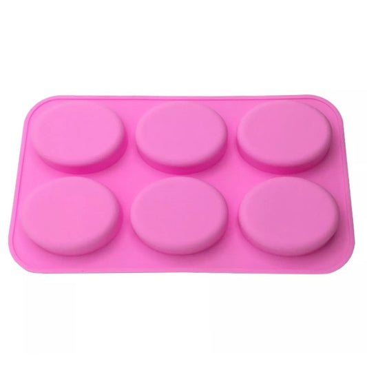 6 Cavity Oval Shape Silicone Mold