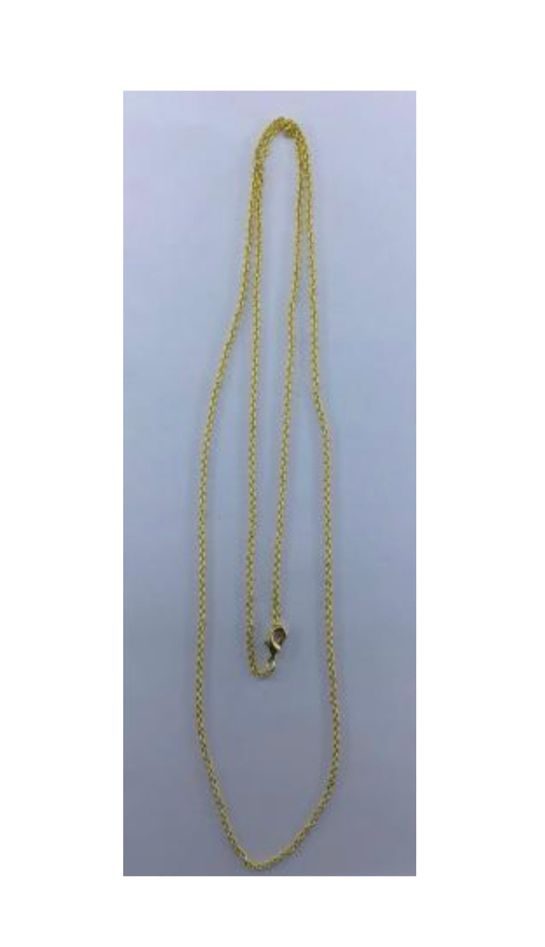 Stainless Steel Chain 29" (Gold)