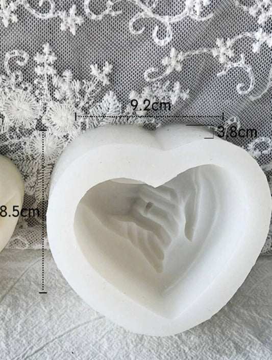 Heart silicone mold