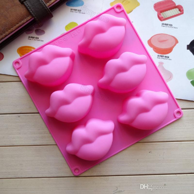 Silicone 6 Cavity Lip Mold