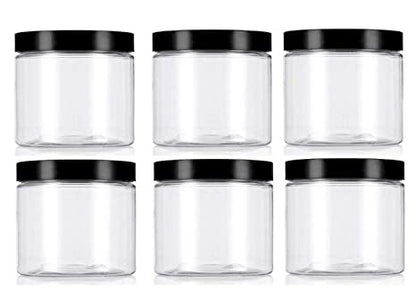 Tarros plasticos clear de 2 oz (12 PCS)