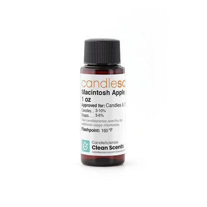 Candlescience Macintosh Apple Fragrance Oil 1 oz