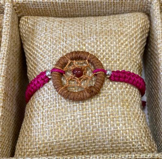 Dreamcatcher Bracelet Magenta