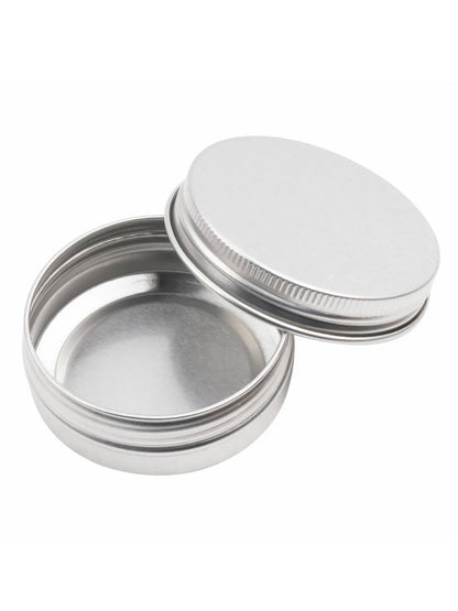 Tin Can Containers(Silver)2.0 OZ