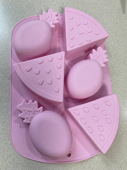 Pineapple and Watermelon Silicone Mold