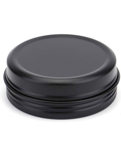 Tin Can Containers(Black)2 oz