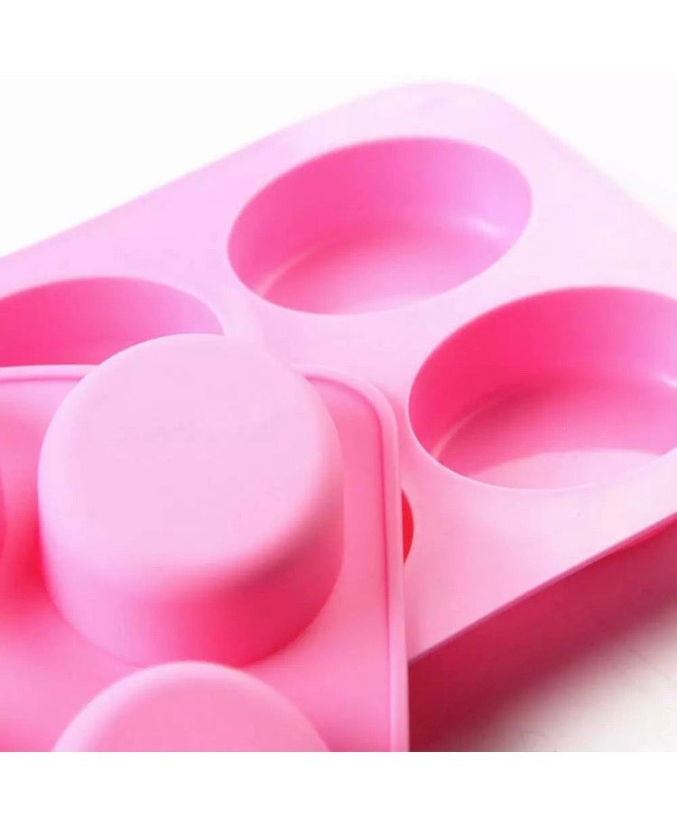 6 Cavity Oval Shape Silicone Mold