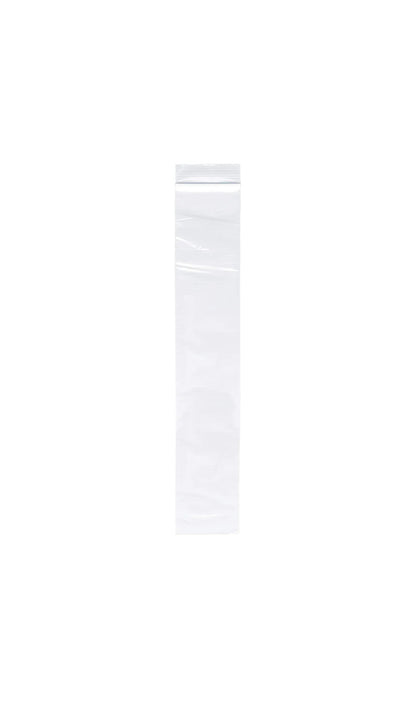 50pcs Clear Reclosable Zip lock Plastic Bags Poly Zipper Baggies